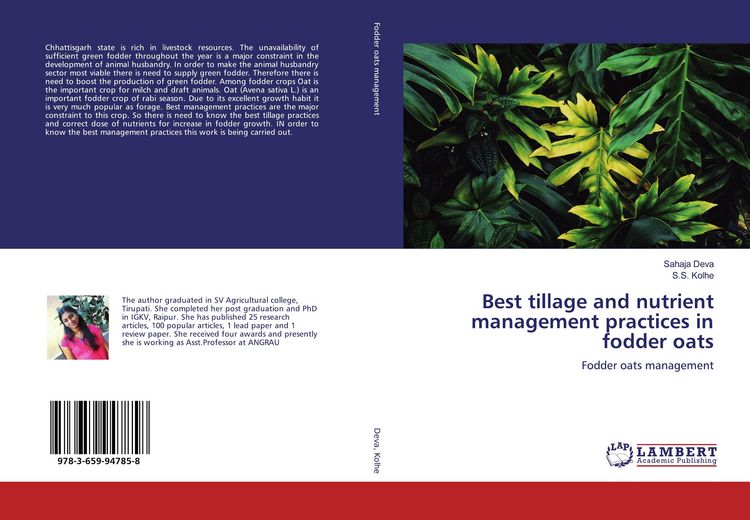 Produktbild: Best tillage and nutrient management practices in fodder oats