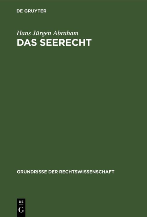 Produktbild: Das Seerecht