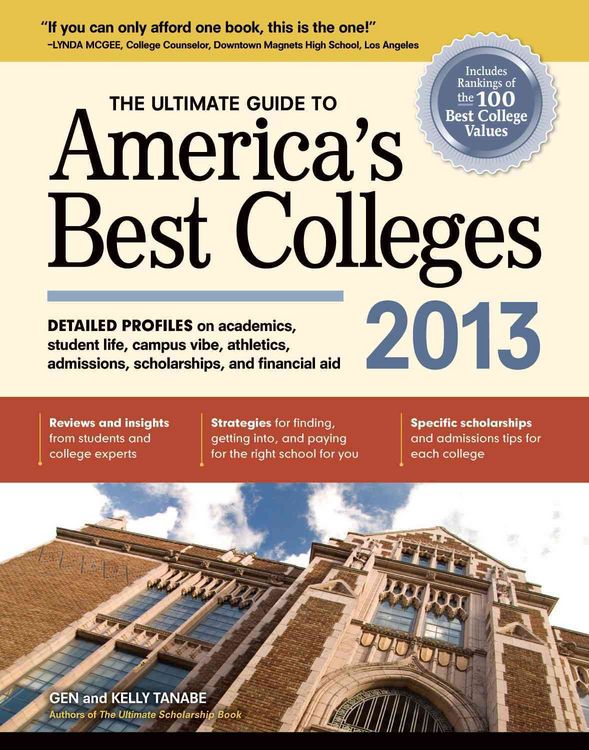 Produktbild: Tanabe, G: Ultimate Guide to America's Best Colleges 2013