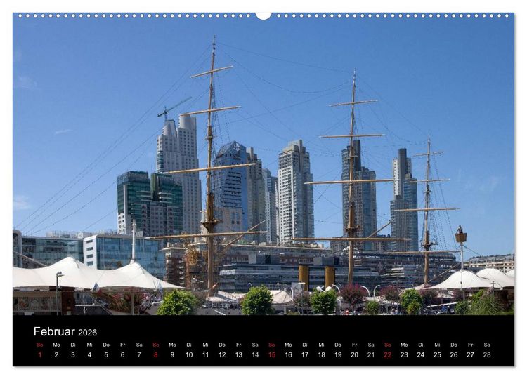 Produktbild: Buenos Aires (hochwertiger Premium Wandkalender 2026 DIN A2 quer), Kunstdruck in Hochglanz