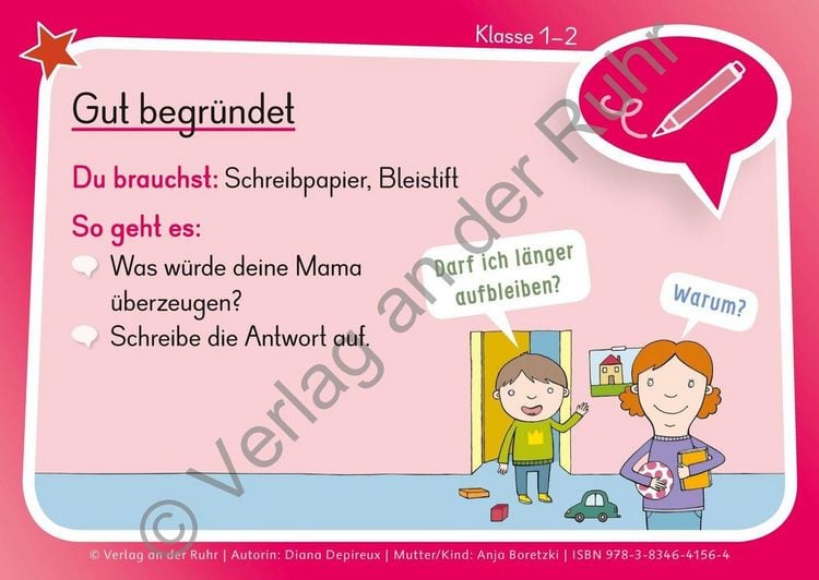Produktbild: Eine Kartei f&uuml;r den Deutschunterricht &ndash; Klasse 1/2