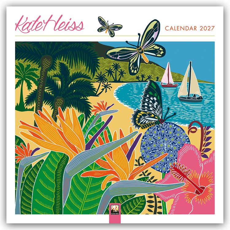 Produktbild: Kate Heiss Kunstkalender 2027 &ndash; Original Flame Tree Publishing-Kalender [Kalender]
