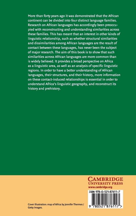 Produktbild: A Linguistic Geography of Africa