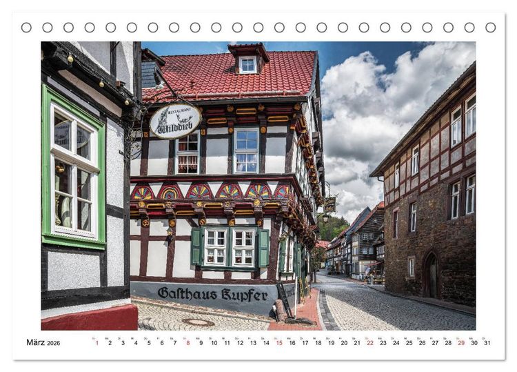 Produktbild: Stolberg im Harz (Tischkalender 2026 DIN A5 quer), CALVENDO Monatskalender