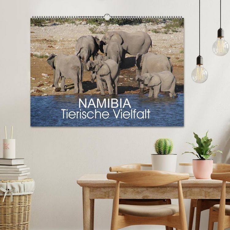 Produktbild: Namibia - Tierische Vielfalt (Wandkalender 2027 DIN A2 quer), CALVENDO Monatskalender