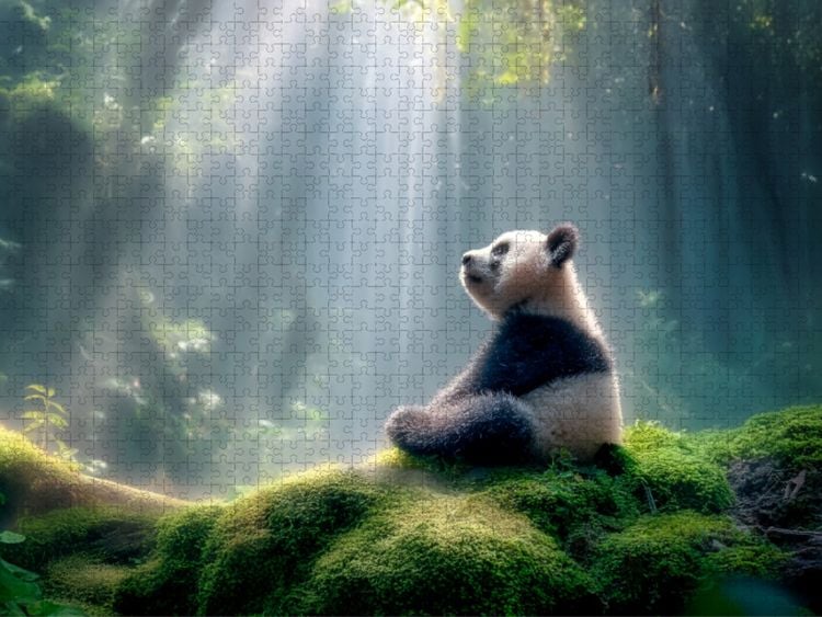 Produktbild: CALVENDO Puzzle Morgenpl&uuml;sch | 1000 Teile Lege-Gr&ouml;&szlig;e 64x48cm Foto-Puzzle f&uuml;r gl&uuml;ckliche Stunden
