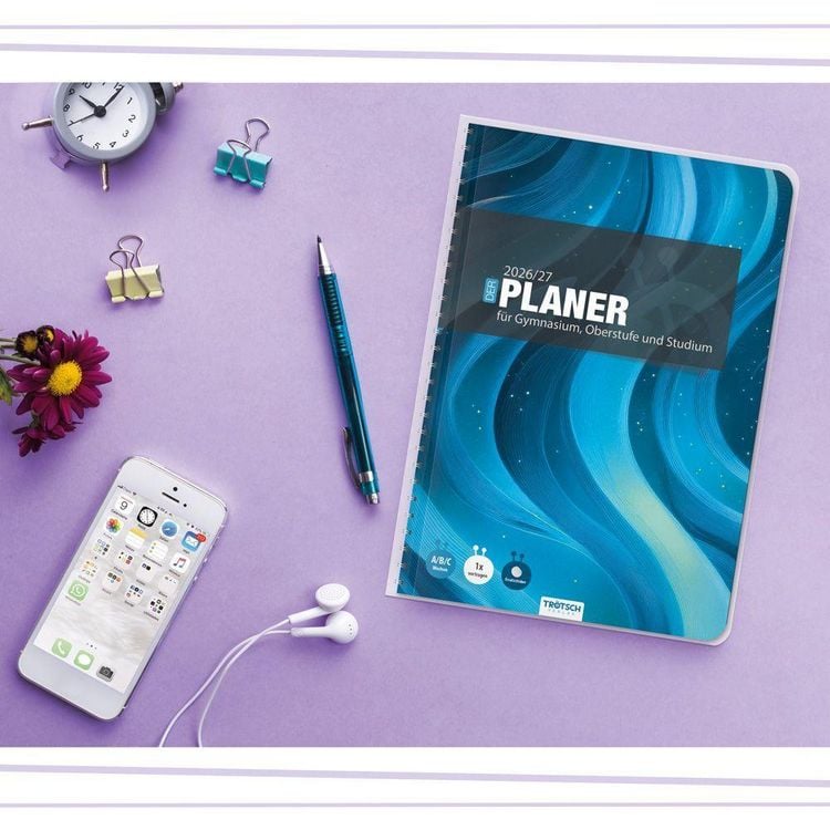 Produktbild: TR&Ouml;TSCH - Gymnasialplaner Blue 26/27