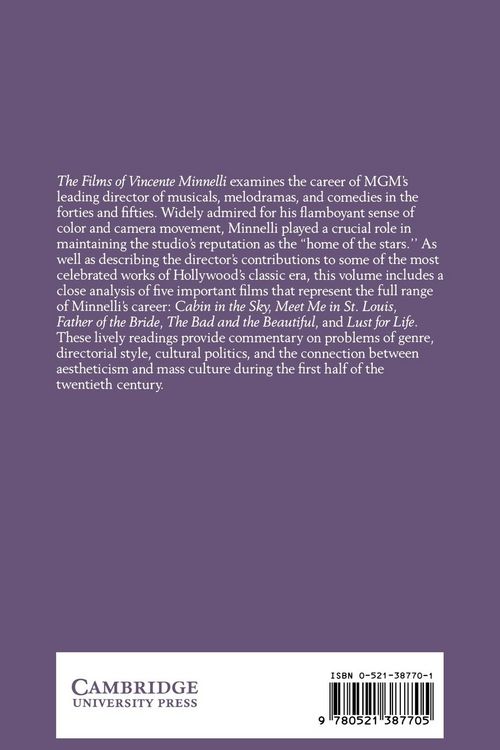 Produktbild: The Films of Vincente Minnelli
