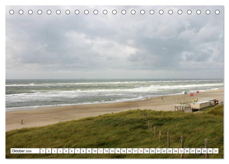 Produktbild: Callantsoog (Tischkalender 2026 DIN A5 quer), CALVENDO Monatskalender