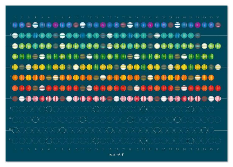 Produktbild: Une perle pour chaque jour (Calendrier mural 2026 DIN A3 vertical), CALVENDO calendrier mensuel