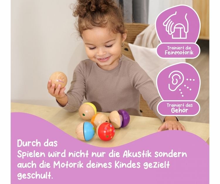 Produktbild: EH Musik Holzkugel mit Sound