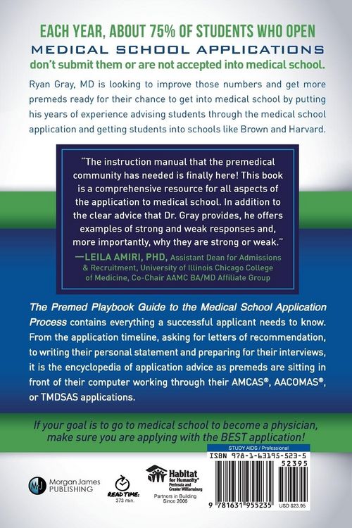 Produktbild: The Premed Playbook Guide to the Medical School Application Process