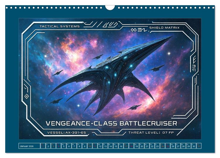 Produktbild: Intelligente Alientechnik (Wandkalender 2026 DIN A3 quer), CALVENDO Monatskalender