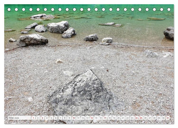 Produktbild: Mein Eibsee - Die Perle unterhalb der Zugspitze im Jahresverlauf (Tischkalender 2026 DIN A5 quer), CALVENDO Monatskalender