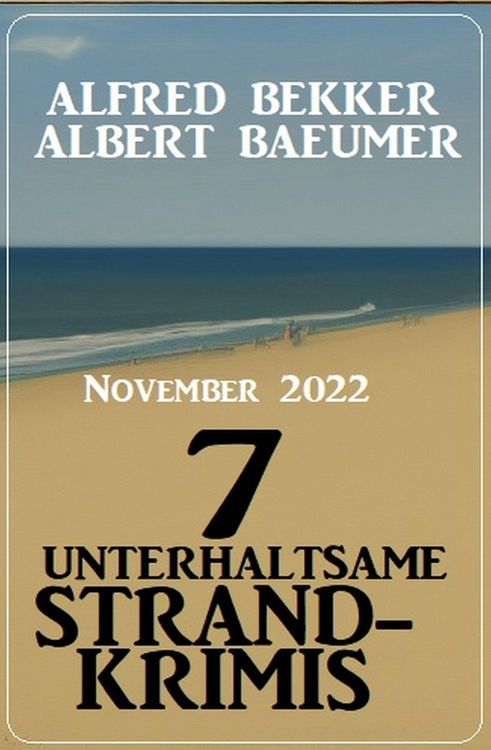 Produktbild: 7 unterhaltsame Strandkrimis November 2022