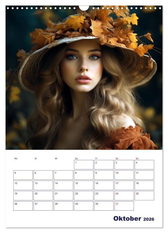 Produktbild: Die lebhafte Jahreszeiten! (Wandkalender 2026 DIN A3 hoch), CALVENDO Monatskalender