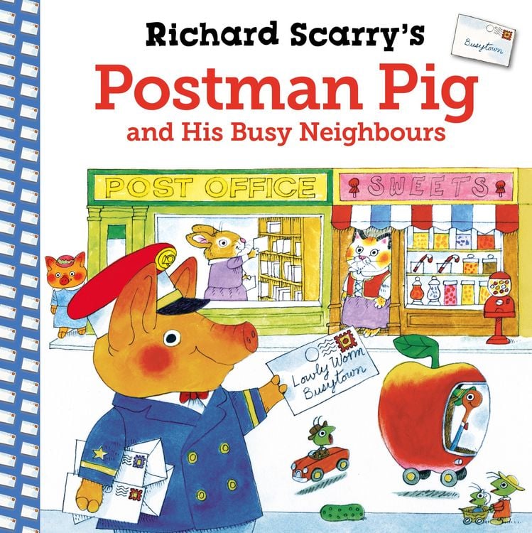 Produktbild: Richard Scarry's Postman Pig and His Busy Neighbours