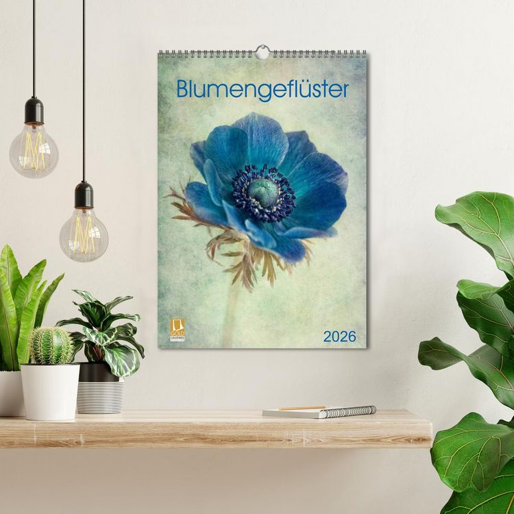 Produktbild: Blumengefl&uuml;ster (Wandkalender 2026 DIN A3 hoch), CALVENDO Monatskalender