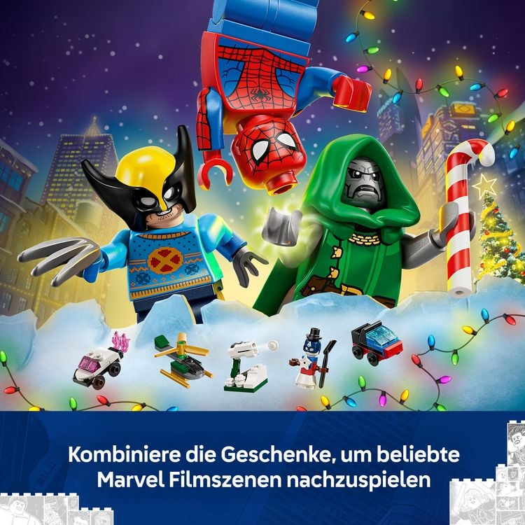 Produktbild: LEGO ǀ Marvel Adventskalender 2026 Superhelden f&uuml;r Kinder 76340