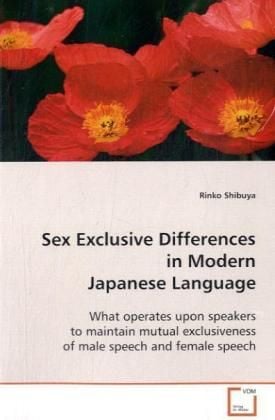 Produktbild: Shibuya, R: Sex Exclusive Differences in Modern Japanese Lan