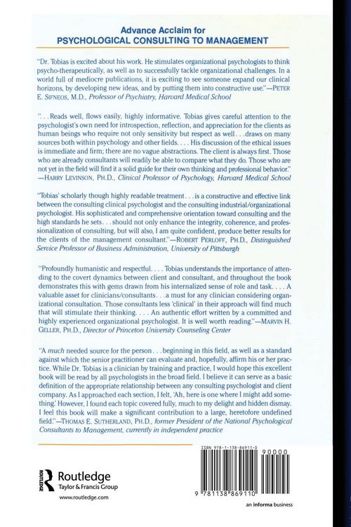 Produktbild: Psychological Consulting To Management
