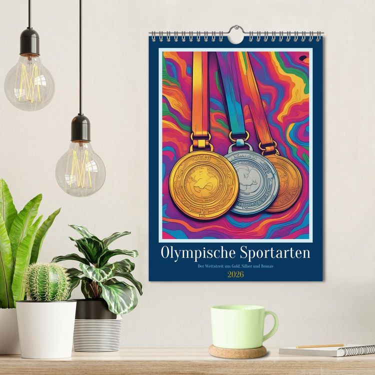 Produktbild: Olympische Sportarten (Wandkalender 2026 DIN A4 hoch), CALVENDO Monatskalender