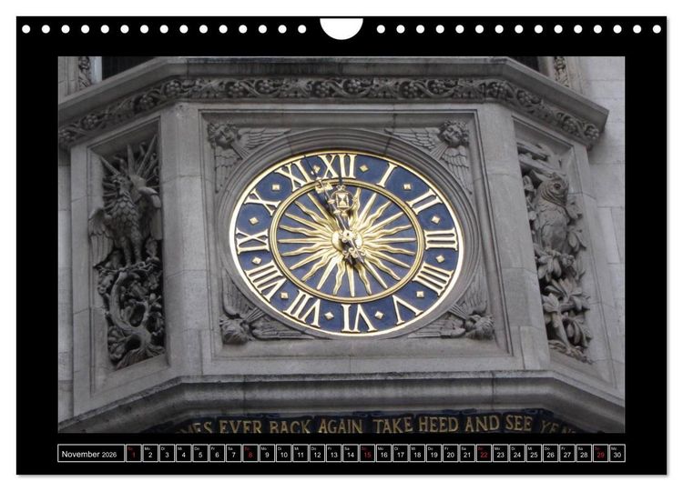 Produktbild: Zeit-Anzeige (Wandkalender 2026 DIN A4 quer), CALVENDO Monatskalender