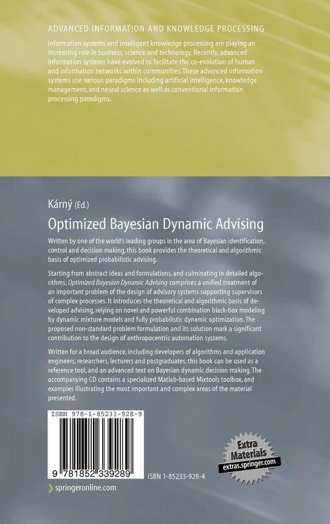 Produktbild: Optimized Bayesian Dynamic Advising