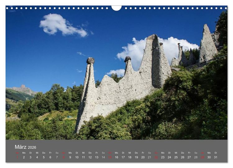 Produktbild: Wallis. Perle der Schweiz (Wandkalender 2026 DIN A3 quer), CALVENDO Monatskalender