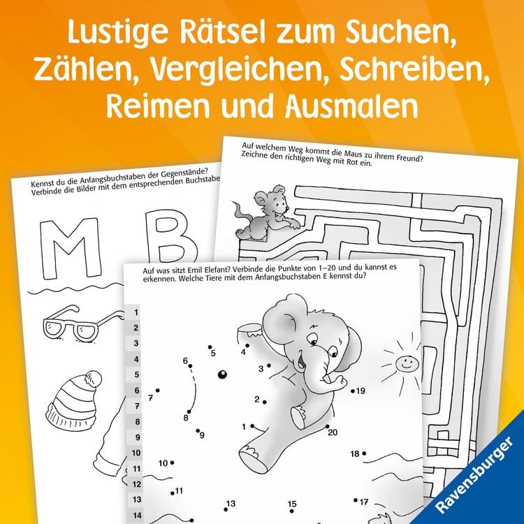 Produktbild: Spiel & Spa&szlig; - Vorschul-R&auml;tselspa&szlig; f&uuml;r unterwegs
