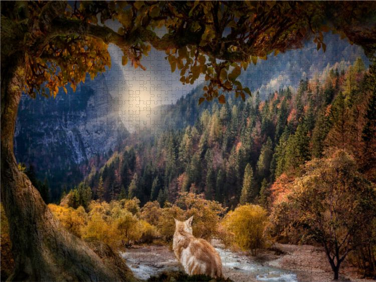 Produktbild: CALVENDO Puzzle Ein Motiv aus dem Kalender Kleine Streuner | 1000 Teile Lege-Gr&ouml;&szlig;e 64x48cm Foto-Puzzle f&uuml;r gl&uuml;ckliche Stunden