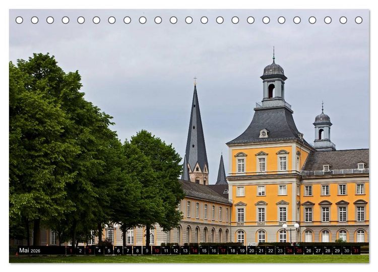 Produktbild: Bonn - Stadt mit Herz (Tischkalender 2026 DIN A5 quer), CALVENDO Monatskalender