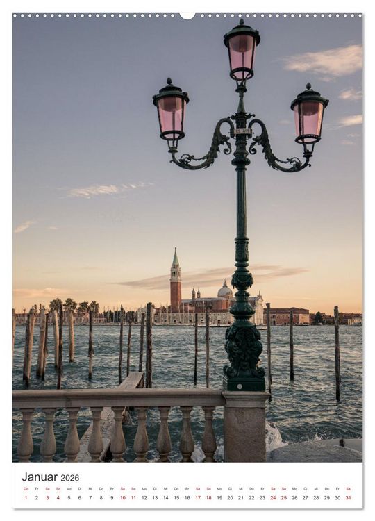 Produktbild: Venedig - Eine Stadt zum Verlieben. (Wandkalender 2026 DIN A2 hoch), CALVENDO Monatskalender