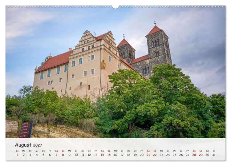 Produktbild: Quedlinburg - Die historische Altstadt (Wandkalender 2027 DIN A2 quer), CALVENDO Monatskalender