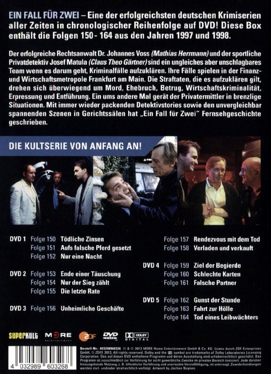 Produktbild: Ein Fall f&uuml;r Zwei - Collector's Box Vol. 11 [5 DVDs]