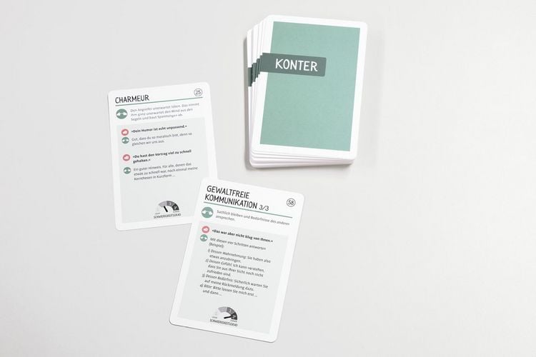 Produktbild: Kartenset Schlagfertigkeit trainieren