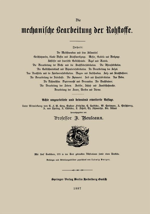 Produktbild: Die mechanische Bearbeitung der Rohstoffe