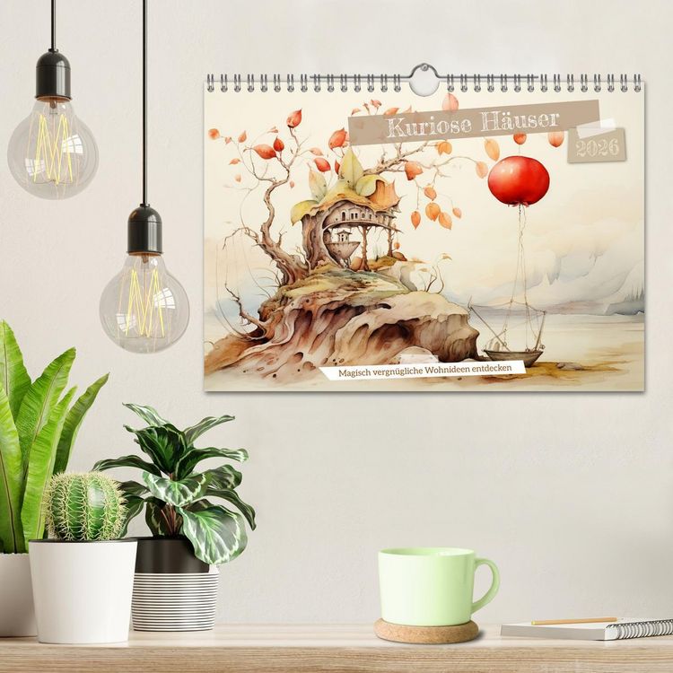 Produktbild: Kuriose H&auml;user (Wandkalender 2026 DIN A4 quer), CALVENDO Monatskalender