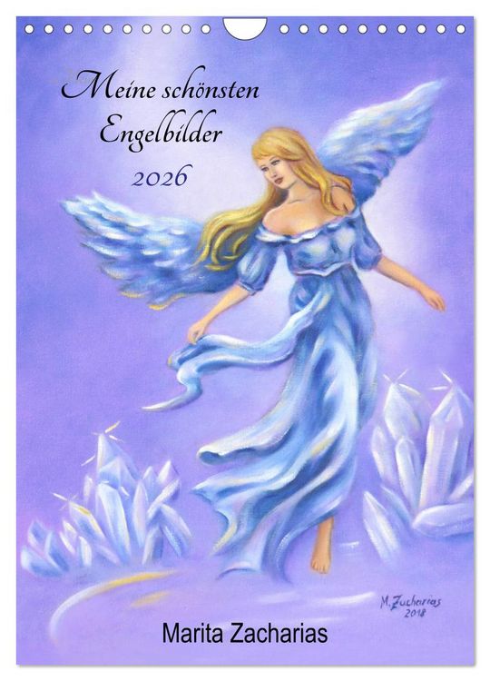 Produktbild: Meine sch&ouml;nsten Engelbilder - Marita Zacharias (Wandkalender 2026 DIN A4 hoch), CALVENDO Monatskalender