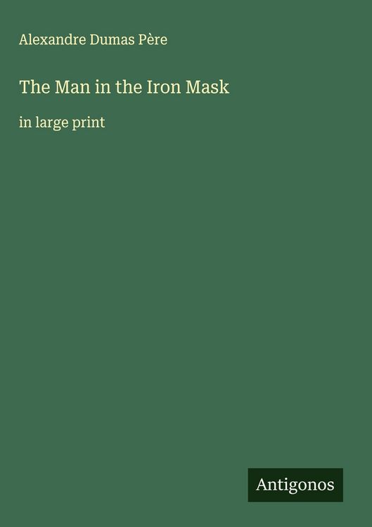 Produktbild: The Man in the Iron Mask