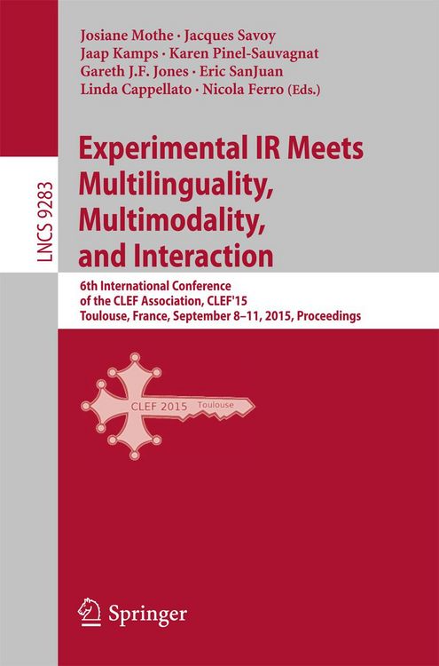 Produktbild: Experimental IR Meets Multilinguality, Multimodality, and Interaction