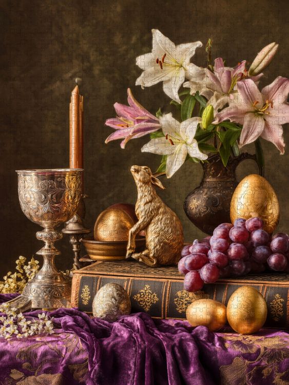 Produktbild: CALVENDO Puzzle In goldener Stille singt die Hoffnung | 1000 Teile Lege-Gr&ouml;&szlig;e 64x48cm Foto-Puzzle f&uuml;r gl&uuml;ckliche Stunden