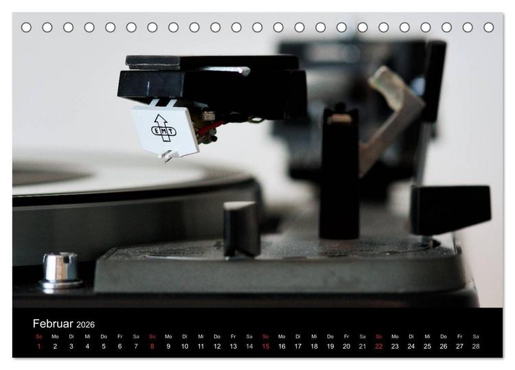 Produktbild: Vintage Turntables Made In Schwarzwald (Tischkalender 2026 DIN A5 quer), CALVENDO Monatskalender