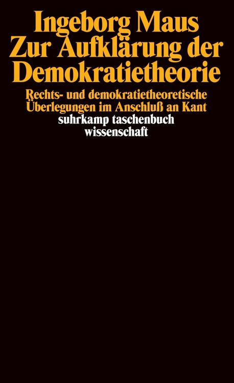 Produktbild: Zur Aufkl&auml;rung der Demokratietheorie