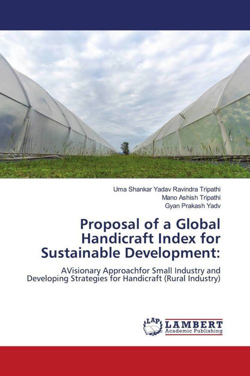 Produktbild: Proposal of a Global Handicraft Index for Sustainable Development: