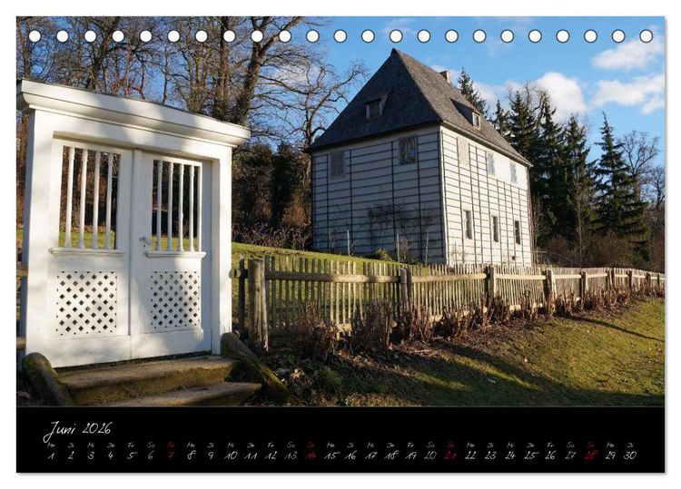 Produktbild: Weimar (Tischkalender 2026 DIN A5 quer), CALVENDO Monatskalender