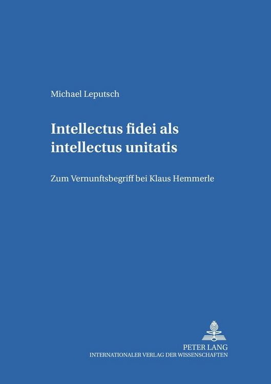 Produktbild: Intellectus fidei als intellectus unitatis