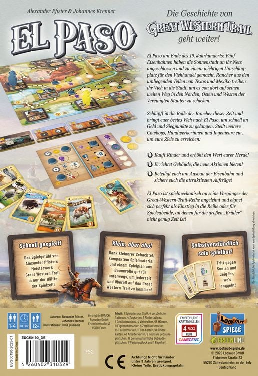 Produktbild: Great Western Trail: El Paso