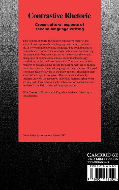 Produktbild: Contrastive Rhetoric