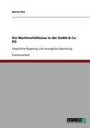 Produktbild: Die Machtverh&auml;ltnisse in der GmbH & Co. KG